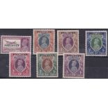 PAKISTAN STAMPS : 1947 14a to 25r top values , very lightly mounted mint, 15r and 25r unmounted.