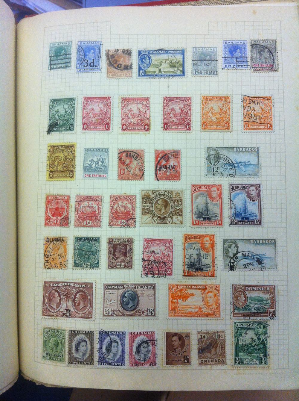 STAMPS :Three all world albums plus album pages, a pretty good mix of stamps including some sets, - Image 8 of 9