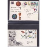 FIRST DAY COVERS : 1960's to 70's First Day Covers in album, including 166 World Cup, Birds, 1968