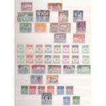 BRITISH COMMONWEALTH STAMPS, stockbook with various mint & used issues, mostly George VI. Inc.