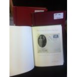 EDWARD VIII, collection in three albums with stamps, postcards, FDCs, Coin covers etc.