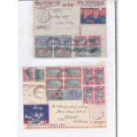 NETHERLANDS & DUTCH INDIES POSTAL HISTORY , 1933 to 1984 collection of flown covers with KLM first