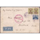 JAPAN POSTAL HISTORY , 1929 Graf Zeppelin Round the World Flight (S 31A). Envelope posted in Tokyo &