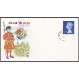 FIRST DAY COVER :1973 50p all over phosphor first day cover, cancelled by Southampton CDS dated