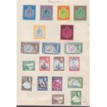 STAMP COLLECTION : Two early albums of Commonwealth issues and World stamps. Good contemporary