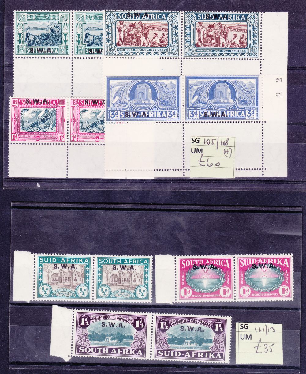 STAMPS : Great Britain and Commonwealth ex dealers stock on cards, priced to sell at £698 - Image 4 of 4