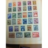 STAMPS :Three all world albums plus album pages, a pretty good mix of stamps including some sets,