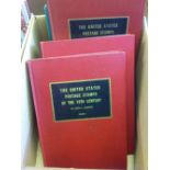 REFERENCE BOOKS : Scarce USA stamps reference books in three volumes "Postage Stamps of the 19th