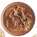 1905 Gold Sovereign in limited edition B