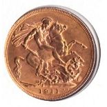 1911 Gold Sovereign in limited edition B