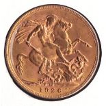 1926 Gold Sovereign in limited edition B