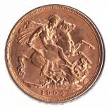 1904 Gold Sovereign in limited edition B