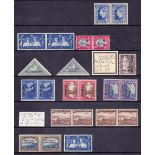 BRITISH COMMONWEALTH STAMPS, binder with South Africa & Malaya mint & used issues. Also South West