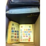 Stamps : Mixed World album plus 2 albums of Great Britain first day covers, some loose stamps