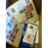 Mixed box of World stamps,