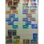 BRITISH COMMONWEALTH STAMPS , mint & used collection in ten stockbooks & two albums. Omnibus sets