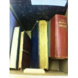 Mixed box lot of old-time stamp albums 100's of stamps, real genuine lot, obviously condition is