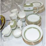 A Royal Doulton "Rondelay" D5004 dinner and tea service, 40 pieces approx