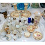 A selection of crested china and other decorative china