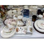 A selection of Royal Commemorative china ware, to include Charles & Diana items