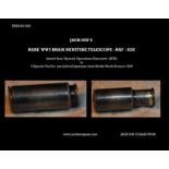 Jack Sue’s Rare WWII Brass Miniature Telescope This telescope was issued from Special Operations