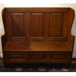 A West Australian Jarrah Entrance Hall Settlec.1930’sPanelled board construction The seat with