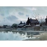 Frank Wilding (British) Active mid 20th Centuryi) Chiswick on the ThamesWatercolourSigned lower