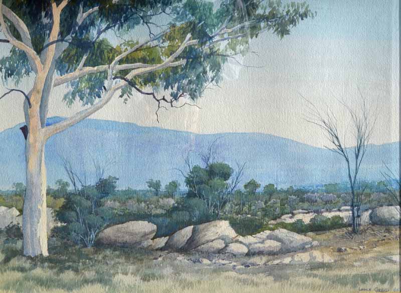 Lance Chadd b.1954Landscape Watercolour Signed and dated 86 lower right44 x 60cm