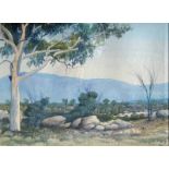 Lance Chadd b.1954Landscape Watercolour Signed and dated 86 lower right44 x 60cm