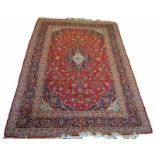 A Persian Design Wool Floor Rug Full room size256 x 370cm