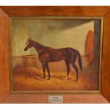 Frederick William Woodhouse, Senior 1820-1909 The Racehorse, “West Australian”Oil on canvasSigned