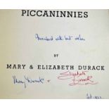 Book: Piccaninnies, by Mary & Elizabeth DurackSigned presentation copy with inscription:‘Inscribed