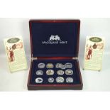 i) A Collection of 25 Silver Coins with MacquarieMint Box Including: 175 Years of Melbourne