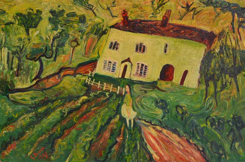 George Duerden 1926 - 1990The House at BagupOil on boardSigned and dated 1969 lower left61 x 91cmcm