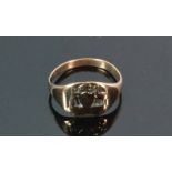 West Australian Caris Bros. 9ct Federation RingCirca early 20th Century Perth, featuring