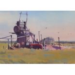 Bruce Malloch b.1936 - Relic of an Era, Golden Valley W.A. - Watercolour - Signed lower right - 19 x