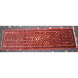 A Persian Style, Wool Hall Runner - 84 x 300cm