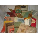 Quantity ephemera of hardware catalogue, bills of sale etc rescued from the basement of a Bruton