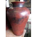 Modern tall studio pottery vase 26.5" high