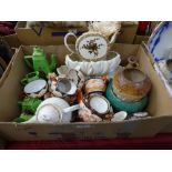 Oriental teawares, planters etc.