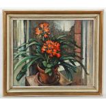 * ANDREW NAIRN (SCOTTISH 1903 - 1993), CLIVIA oil on canvas laid on board, signed 64cm x 77cm