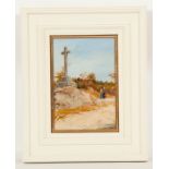 * JOHN GUTHRIE SPENCE SMITH R.S.A. (SCOTTISH 1880-1951), BUTLEY CROSS, SOMERSET oil on panel, signed