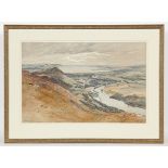 EDWARD HARGITT (SCOTTISH 1835 - 1895), LOCHEND watercolour on paper, signed and dated July 1868 33cm