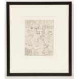 * JOHN BELLANY CBE RA HRSA (SCOTTISH 1942 - 2013), THE BARBERS CHAIR (1986) etching, signed and