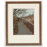 * JAMES TWEEDIE, THE PATH oil on board, signed and dated '93 23cm x 18cm Mounted, framed and under