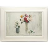 * JAMES FULLARTON DA, STILL LIFE oil on canvas, signed and dated '67, further signed verso 50.5cm