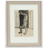 * CARLO ROSSI RSW RGI (SCOTTISH 1921 - 2010),  ACROBAT monotype print, signed and dated '78 49cm x