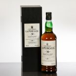 LAPHROAIG 30 YEAR OLD 
Extremely rare single Islay malt Scotch whisky, distilled and bottled by D.