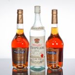 MARTELL VS COGNAC (2)
Fine cognac. 70cl, 40% volume.
TROPICANA WHITE LABEL RUM
Bottled by The