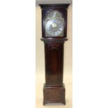 GEORGE III MAHOGANY LONGCASE CLOCK